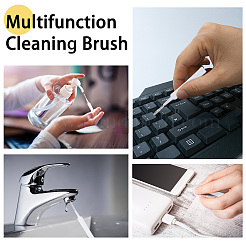 Small Plastic Bathroom Shower Head Hole Cleaning Brush&nbsp;FIND-WH0152-10