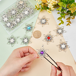 DIY Flower Pendant Making Kit&nbsp;DIY-GA0004-70