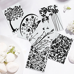 6Pcs 6 Styles Plastic Embossing Folders&nbsp;DIY-SP0005-35