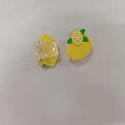 Cute Fruit Silicone & Plastic Clips&nbsp;AJEW-WH0248-373K