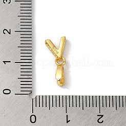 925スターリングシルバーアイスピック・ピン・ベイル  s925スタンプあり  V字  18KGP本金メッキ  15x6.5mm  穴：6x1.5mm  ピン：0.8mm&nbsp;STER-NH0001-26G