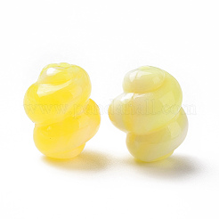 Two Tone Opaque Acrylic Beads&nbsp;OACR-P013-31B