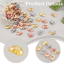 100Pcs 4 Colors Alloy Pendants&nbsp;FIND-PH0024-04