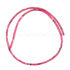 染色合成インペリアルジャスパービーズ連売り  コラム  ショッキングピンク  4x2mm  穴：0.8mm  約102個/連  15.75''（40センチメートル）&nbsp;GG-CBAED3F-A14