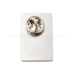 隠者 ix タロットカード合金ブローチ  バックパックの服用のスカルバッジ  ブラック  30.5x19x1.8mm&nbsp;JEWB-G020-06P