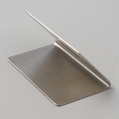 201 Stainless Steel Hotel Resturant Table Smoking Area Tent Sign&nbsp;AJEW-WH0248-485