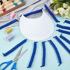 Polyester with Latex Silk Replacement Visor Curl  Cord&nbsp;DIY-WH0888-579I