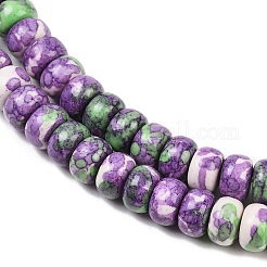 Dyed Synthetic Riverstone Beads Strands&nbsp;G-Z105-C01-01B