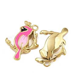 304 Stainless Steel Enamel Pendants&nbsp;STAS-P415-07G-02