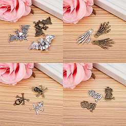 Halloween Jewelry Tibetan Style Pendants&nbsp;TIBEP-SC0001-20