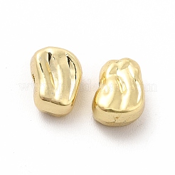 合金ビーズ  長持ちメッキ  カドミウムフリー＆鉛フリー  異形  ライトゴールド  6.5x5x4mm  穴：1mm&nbsp;PALLOY-E024-07LG