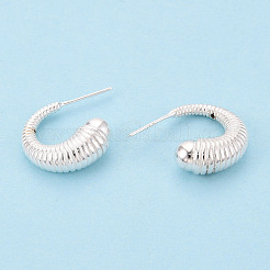 925 Sterling Silver Stud Earring Findings&nbsp;STER-N017-08S