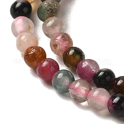 Natural Multicolor Tourmaline Beads Strands&nbsp;G-B090-A03-01