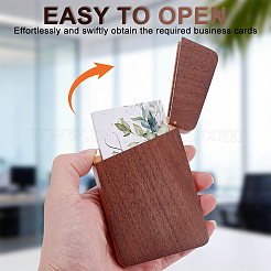 Walnut Wood Slim Card Holder&nbsp;CON-WH0095-218