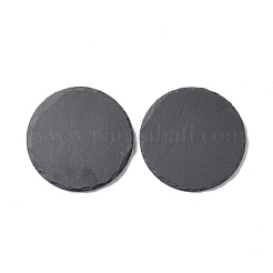 Natural Black Stone Cup Mat&nbsp;AJEW-G036-03