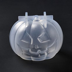 DIYハロウィンパンプキンジャック-o'-ランタンキャンドルシリコーン型  香りのよいキャンドル作りに  ホワイト  5.9x8x7.7cm  内径：4.7のCM&nbsp;DIY-F110-04