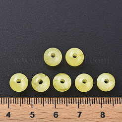 アクリルビーズ  天然石風  ラウンド  シャンパンイエロー  8mm  穴：1.8mm  約2000個/500g&nbsp;MACR-S375-001B-08
