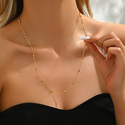 Elegant Brass Satellite Chain Necklaces for Daily&nbsp;XX2415-4