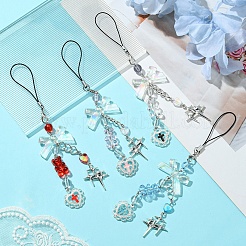 Acrylic Mobile Phone Straps&nbsp;HJEW-FZ00017-03