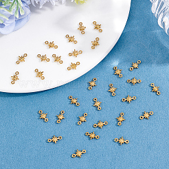 50Pcs 304 Stainless Steel Star Links&nbsp;STAS-BBC0010-80G