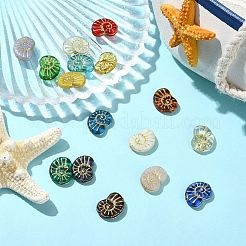 16Pcs 16 Colors Handmade Lampwork Beads&nbsp;LAMP-CJ0002-82