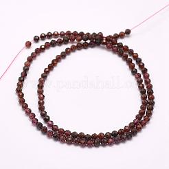 Natural Garnet Beads Strands&nbsp;G-F509-37-3mm