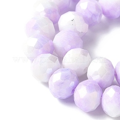 Electroplate Glass Beads Strands&nbsp;LAMP-S068-11B