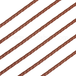 5M Round Braided Cowhide Letter Cord&nbsp;WL-GF0001-34B-02