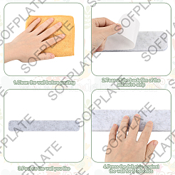 Self-adhesive Felt Sticky Notes for Memo Notepads&nbsp;AJEW-WH20070-083B