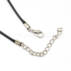Waxed Cord Necklace Making&nbsp;NJEW-R229-1.5mm