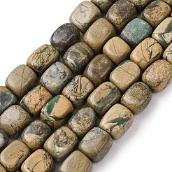 Natural Green Dragon Veins Beads Strands&nbsp;G-D098-D01