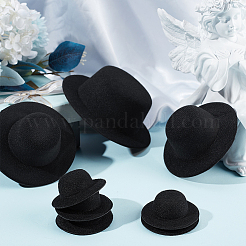12Pcs 3 Styles EVA Cloth Mini Hat Fascinator Base&nbsp;AJEW-BC0007-02