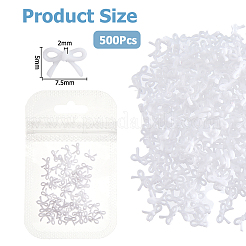 500Pcs Bowknot Resin Cabochons&nbsp;MRMJ-HS0001-03B