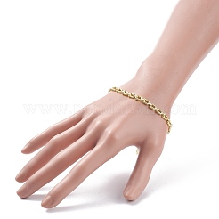 Brass Initial Letter U Link Chain Necklace Bracelet Anklet&nbsp;SJEW-JS01235