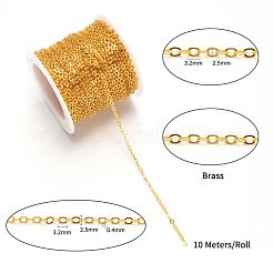 Brass Cable Chains&nbsp;CHC-T008-06C-G