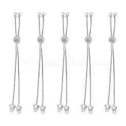 Rack Plating Adjustable Brass Slider Bracelets&nbsp;YS-TAC0001-14P