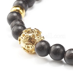 Wooden Beads Stretch Bracelets Set&nbsp;BJEW-JB07019
