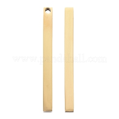 304 Stainless Steel Four Sides Engraved Pendants&nbsp;STAS-I140-30B-G