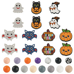 29Pcs Silicone Focal Beads&nbsp;SIL-TA0003-04