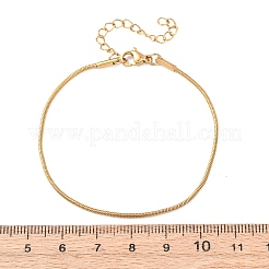 304 Stainless Steel Snake Chain Bracelets for Women&nbsp;BJEW-G775-02G
