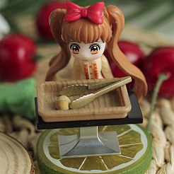 樹脂ストアのパンとお菓子のディスプレイ  ミニチュア装飾品  ガーデンドールハウスアクセサリー  ミックスカラー  55x45mm&nbsp;PW-WGA7FA1-01