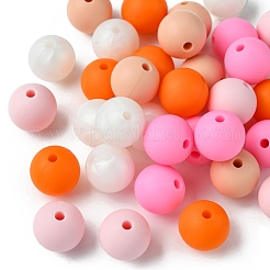 35Pcs Food Grade Eco-Friendly Silicone Focal Beads&nbsp;SIL-FS0001-22B