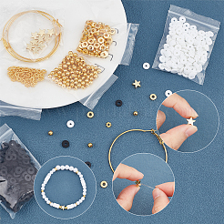 DIY Star Hoop Earring Making Kit&nbsp;DIY-AR0002-60