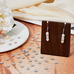 200Pcs Brass Rhinestone Spacer Beads&nbsp;RB-DC0001-07
