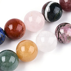 Natural Mixed Stone Beads Strands&nbsp;G-N353-01A-01
