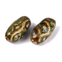 Vintage Handmade Porcelain Beads&nbsp;PORC-Q008-12B