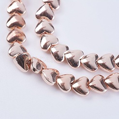 Electroplate Non-magnetic Synthetic Hematite Beads Strands&nbsp;G-F553-04C-RG