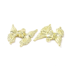 ラックメッキ合金ペンダント  カドミウムフリー＆鉛フリー  蝶と頭蓋骨  ライトゴールド  25.5x25x4mm  穴：1.8mm&nbsp;PALLOY-D007-63LG