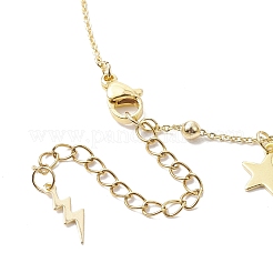 Soldered Stainless Steel Cable Chains Anklet&nbsp;AJEW-AN00575
