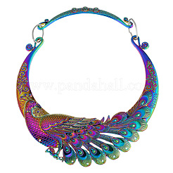 Ethnic Style Alloy Peacock Bib Necklaces&nbsp;FS-WG6E760-01